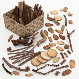 Natural Wood Selection Basket