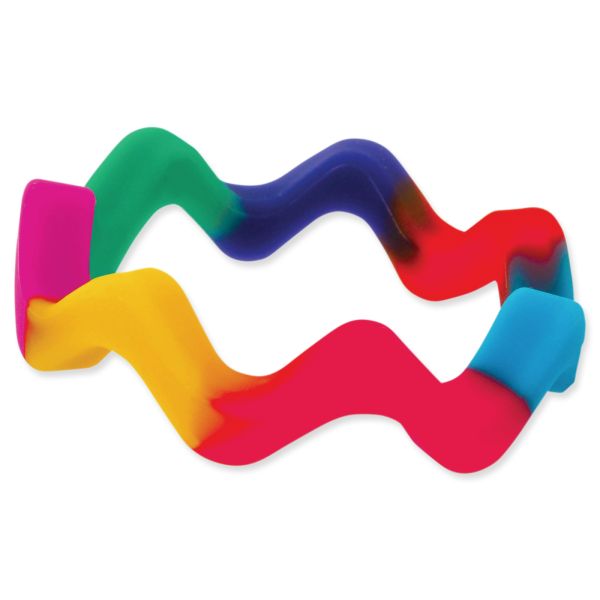 Wave Bangle - Rainbow 