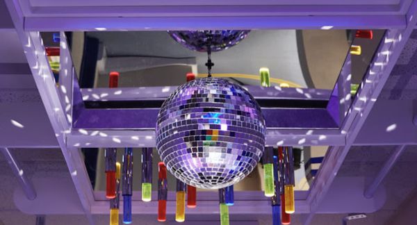 Ceiling Tile - Glitter ball