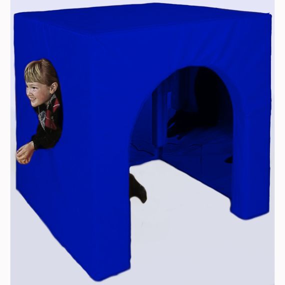 Softplay Window Den - Standard - Dark Blue