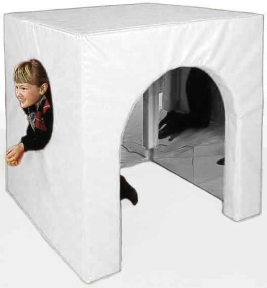 Softplay Window Den - Standard - White
