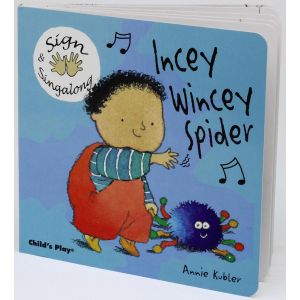 Nursery Rhyme Signing Books - Incey Winccey Spider
