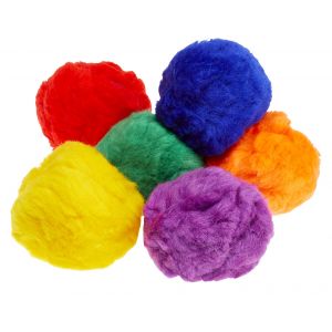 Coloured Fluff Balls